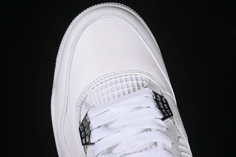 All categories Air Jordan Jordan series basketball shoes Air Jordan 4 Air Jordan 4 Retro "PureMoney" AJ4 Joe 4 White Cat First layer leather 308497-100